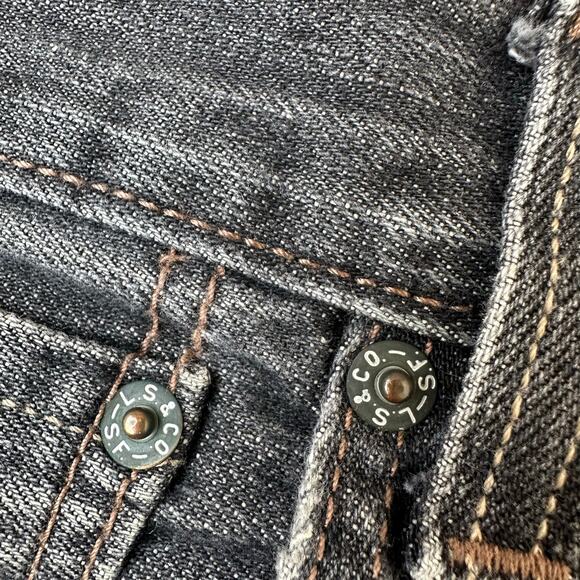 Levi’s 501 Black Denim Jeans – Vintage Straight Leg – W34 L30 - Picture 6 of 15